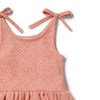 WILSON & FRENCHY Organic Knitted Playsuit | Petal Pink detail