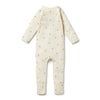 WILSON & FRENCHY Organic Zipsuit - Bee Mine back