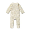 WILSON & FRENCHY Organic Zipsuit - Lemon Leaf back