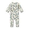 ROOM TO BLOOM Organic Zipsuit - Little Fronds back