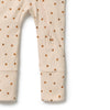 WILSON & FRENCHY Organic Zipsuit - Little Lady Bugs detail