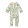 WILSON & FRENCHY Organic Zipsuit - Periwinkle back