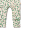WILSON & FRENCHY Organic Zipsuit - Periwinkle detail