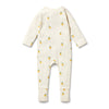 WILSON & FRENCHY Organic Zipsuit - Piney Pals back