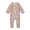 WILSON & FRENCHY Organic Zipsuit - Summer Bloom front