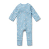 WILSON & FRENCHY Organic Zipsuit - Sunny Seagulls back