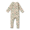 WILSON & FRENCHY Organic Zipsuit - Sweet Bloom back