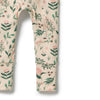 WILSON & FRENCHY Organic Zipsuit - Sweet Bloom detail