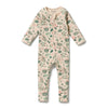 WILSON & FRENCHY Organic Zipsuit - Sweet Bloom front