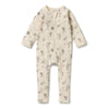 WILSON & FRENCHY Organic Zipsuit - Whispering Willows front