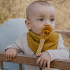 BIBS Bandana Bib - Mustard lifestyle