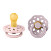 BIBS Boheme Pacifier 2 Pack - Blossom/Dusky Lilac