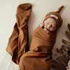 SNUGGLE HUNNY KIDS Jersey Wrap & Beanie set - Bronze
