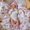 Snuggle Hunny Kids Merino Wool Bonnet & Booties - Pink