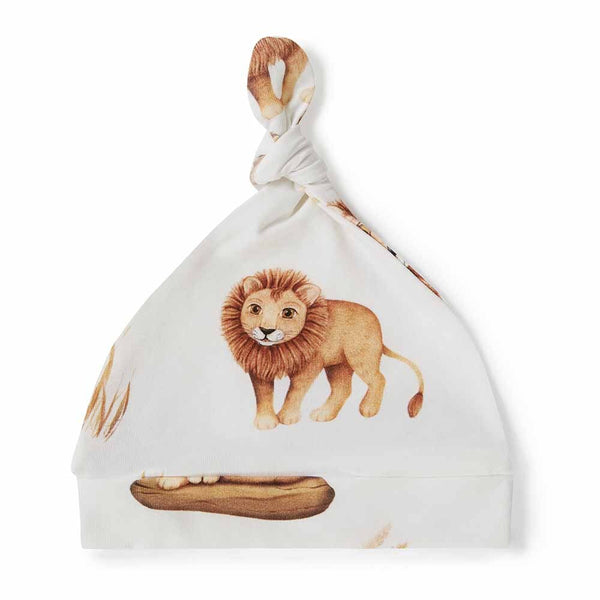SNUGGLE HUNNY Knotted Beanie - Lion