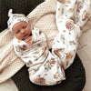 SNUGGLE HUNNY Organic Muslin Swaddle -  Koala